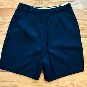 High waisted black shorts